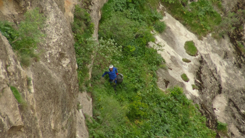 400 metrelik kayalıklarda şifa peşinde: Yılan otu için canını hiçe saydı - Resim : 1