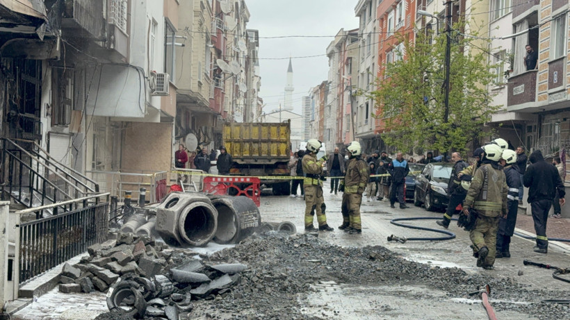 Esenyurt'ta faciadan dönüldü: 2 işçi hastaneye kaldırıldı - Resim : 1
