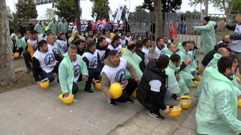 1 Mayıs kutlamalarına sağanak engeli - Resim : 1