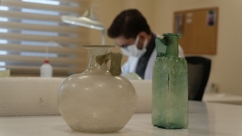 Depremde paramparça olan eserler Erzurum'da ayağa kaldırılıyor - Resim: 1
