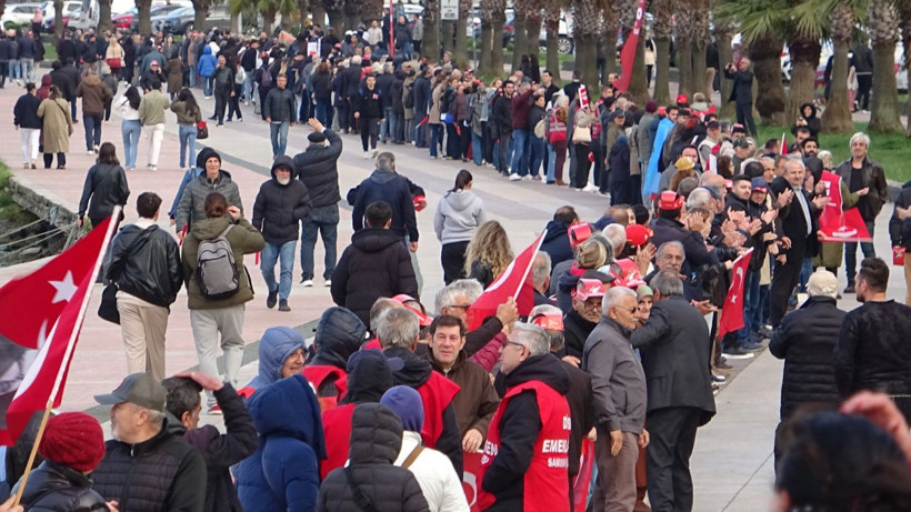 Samsun’da Ekrem İmamoğlu için "Adalet Zinciri" - Resim: 3
