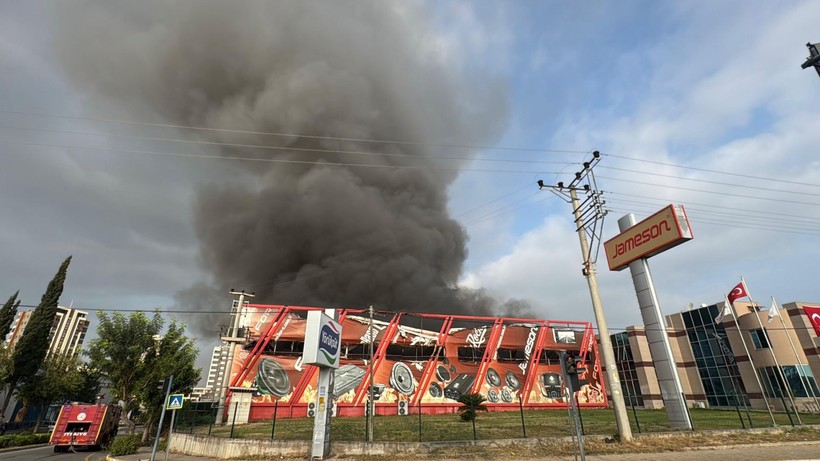 Mersin'de fabrika yangını - Resim: 7