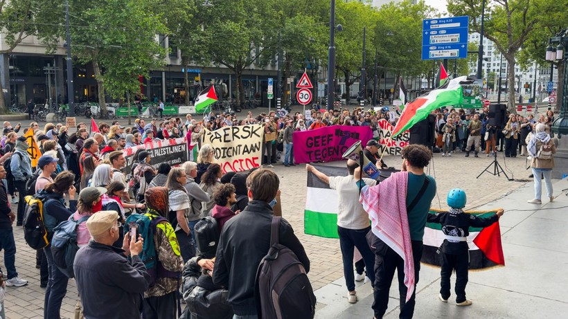 İsrail'e F-35 parçası taşıyan gemiye protesto: Soykırımdan para kazanıyorsunuz - Resim: 10