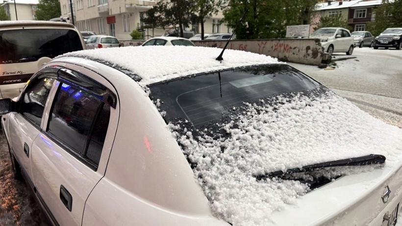 Birden bastırdı, yollar beyaza büründü - Resim: 5