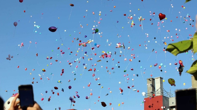 Binlerce balon, minik Elif için uçuruldu - Resim: 3