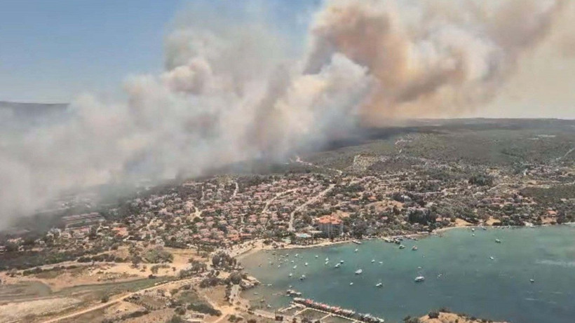 Çeşme’de orman yangını - Resim: 7