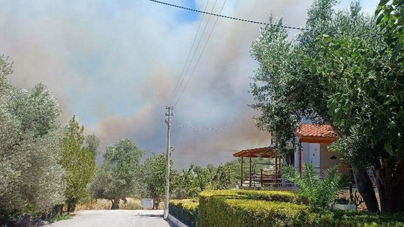 Çeşme’de orman yangını - Resim: 8