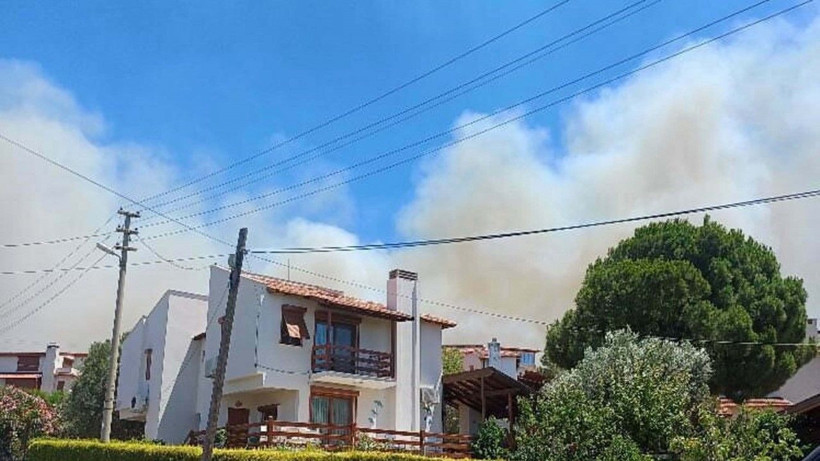 Çeşme’de orman yangını - Resim: 9