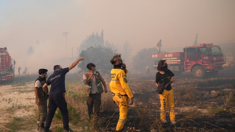 Çeşme’de orman yangını - Resim: 16