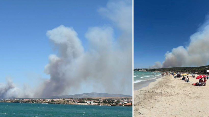 Çeşme’de orman yangını - Resim: 1