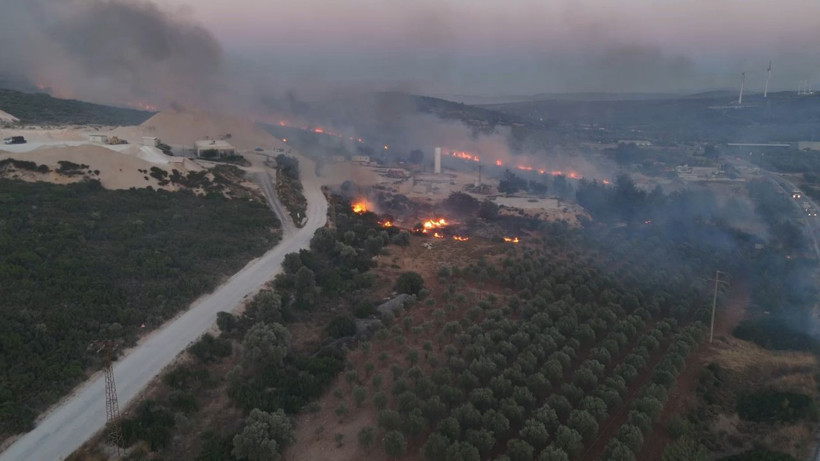 Çeşme yanıyor: Hasarın boyutu gün ağarınca ortaya çıktı - Resim: 6