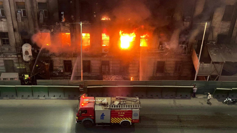 Mısır'da korkutan yangın: 4 ölü, 22 yaralı - Resim: 1
