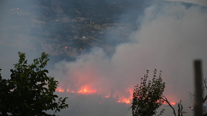 Bursa-Balıkesir sınırında orman yangını - Resim: 10