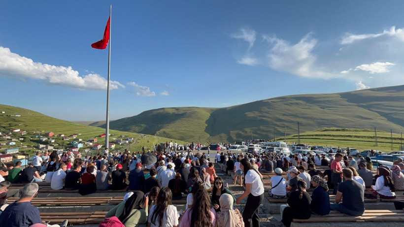 Yağmurun ardından ortaya çıkan Atatürk silüeti sevinçle karşılandı - Resim: 7