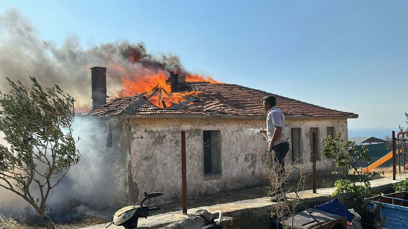 Çanakkale'deki büyük yangından kahreden fotoğraflar - Resim: 9