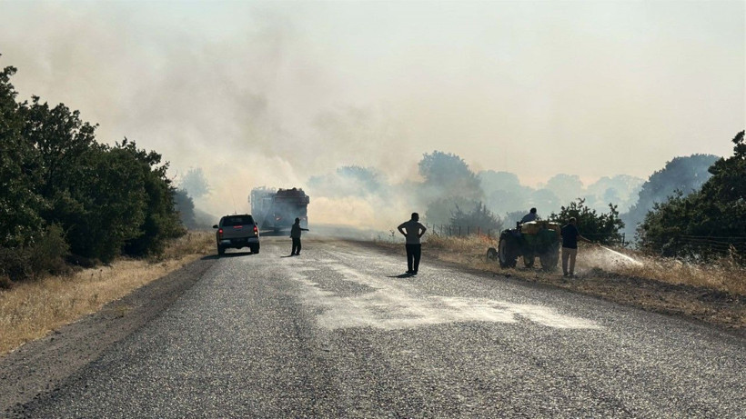 Çanakkale'deki büyük yangından kahreden fotoğraflar - Resim: 28