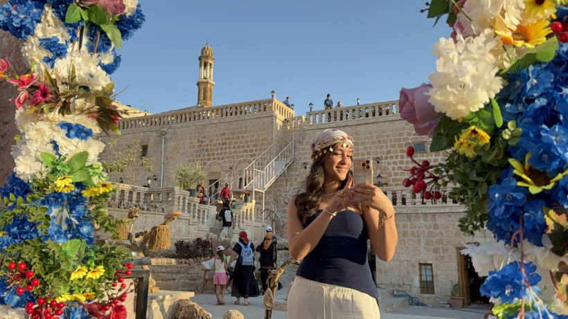 40 derecenin üstündeki sıcağa rağmen turistler akın etti - Resim: 26