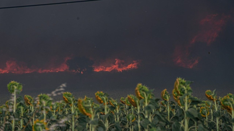 Çanakkale’ye sıçrayan yangın hızla ilerliyor - Resim: 33