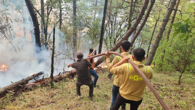 Karabük yangınına yüzlerce personel, onlarca araçla müdahale ediliyor - Resim: 5