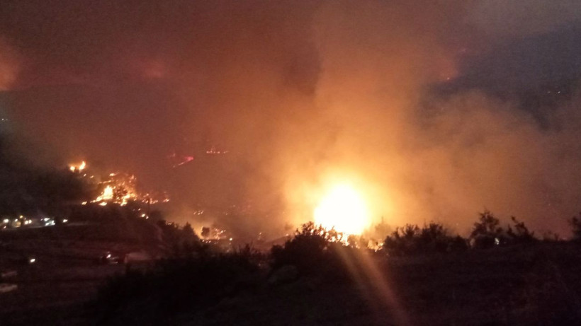Sakarya'da başlayan yangın, Bilecik'te ilçe merkezine ilerliyor - Resim: 3