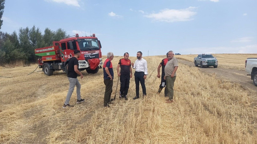 Trafo yangın çıkardı, arazi kül oldu - Resim: 4