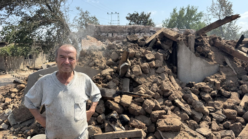 Çanakkale'de yangın söndü, hasar büyük - Resim: 6