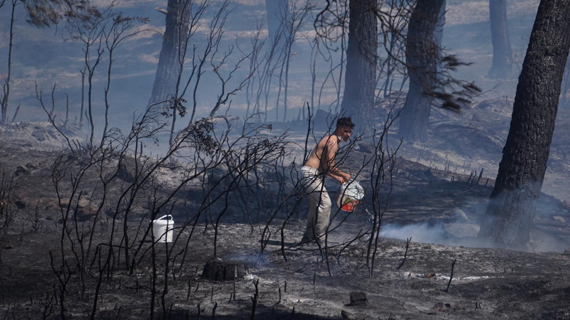 Çanakkale yine yanıyor: Binlerce kişi tahliye edildi - Resim: 9