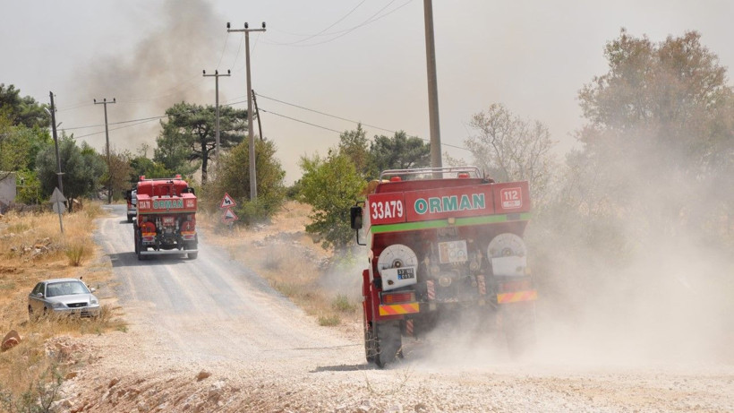 Mersin'de orman yangını - Resim: 1