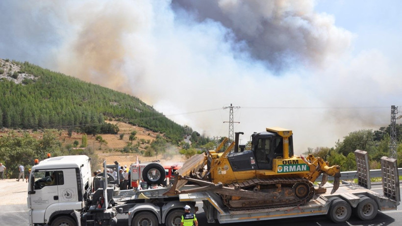Mersin'de orman yangını - Resim: 3