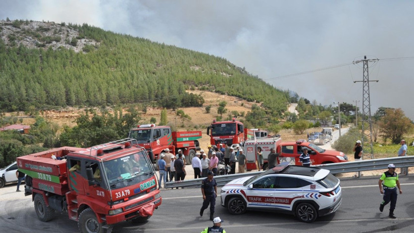 Mersin'de orman yangını - Resim: 12