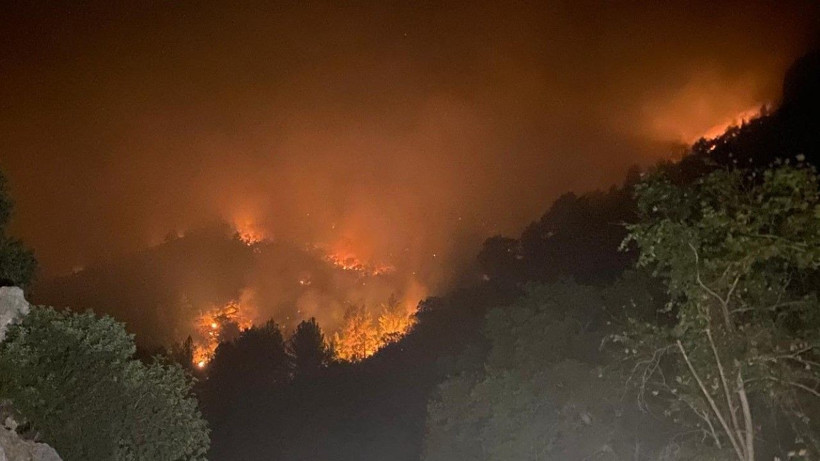 Mersin'in iki ilçesi yanıyor - Resim: 1