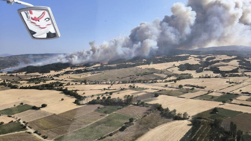 Çanakkale Gelibolu'da orman yangını: Hızla büyüdü - Resim: 5