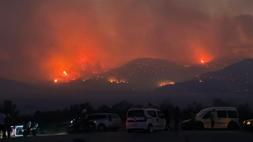 Çanakkale Gelibolu'da orman yangını: Hızla büyüdü - Resim: 24