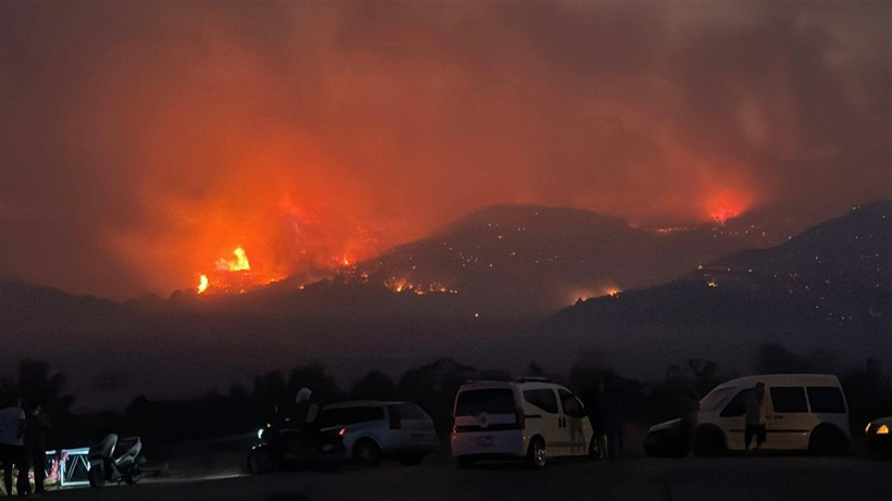 Çanakkale Gelibolu'da orman yangını: Hızla büyüdü - Resim: 25
