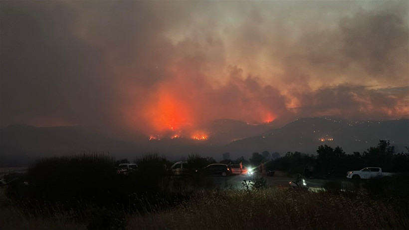 Çanakkale Gelibolu'da orman yangını: Hızla büyüdü - Resim: 27
