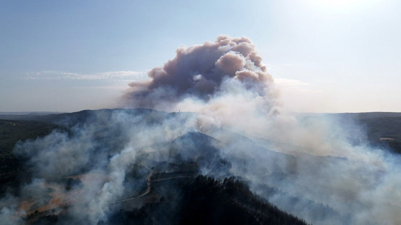 Çanakkale Gelibolu'da orman yangını: Hızla büyüdü - Resim: 1