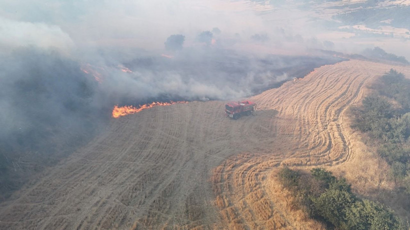 Çanakkale Gelibolu'da orman yangını: Hızla büyüdü - Resim: 3