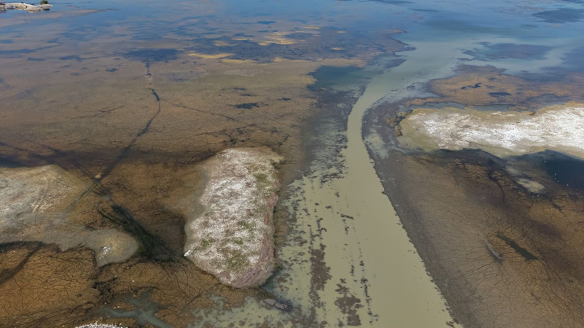 Türkiye'nin en büyük tatlı su gölünde kuraklık alarmı: Suyun çekilmesiyle adalar oluştu - Resim: 11