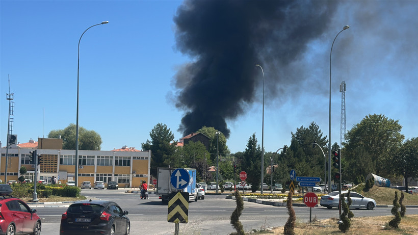 Hava Er Eğitim Tugayı'nda yangın - Resim : 1