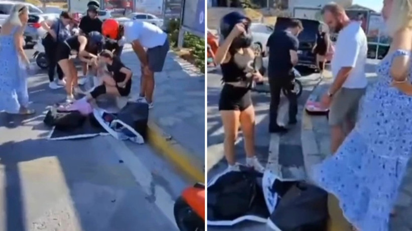 Seray Sever Bodrum’da trafik kazası geçirdi! Gözyaşlarına boğuldu - Resim : 1
