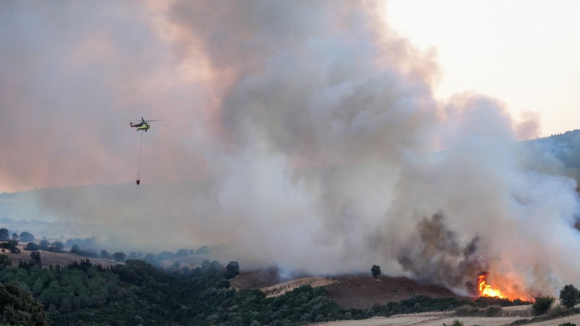 Susurluk’ta orman yangını - Resim: 13