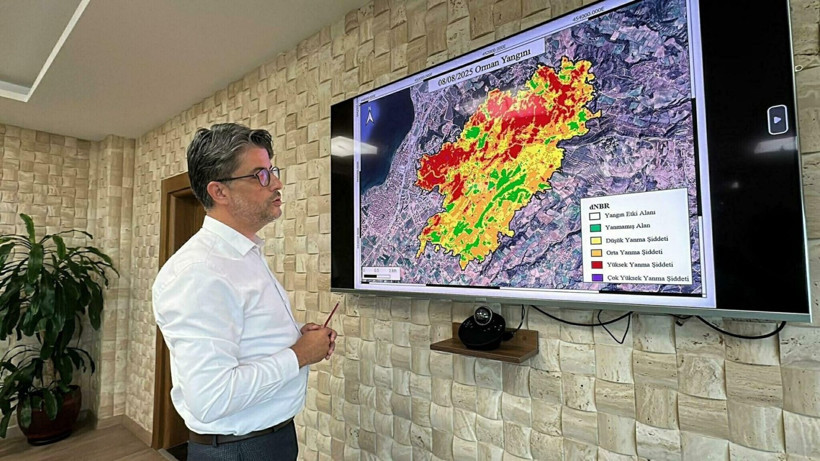 Çanakkale yangınlarının zararı uydu fotoğraflarında - Resim: 1