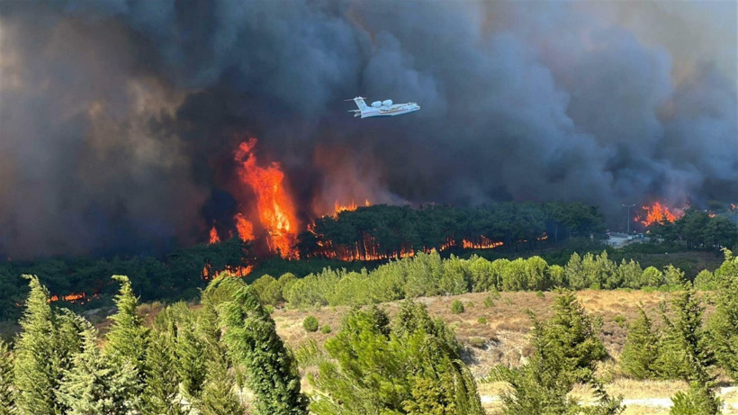 Çanakkale yangınlarının zararı uydu fotoğraflarında - Resim: 2