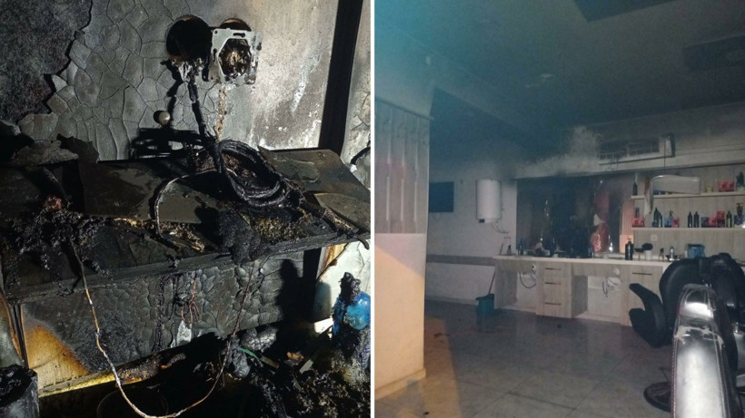 Berber dükkanına molotofkokteylli saldırı - Resim : 1