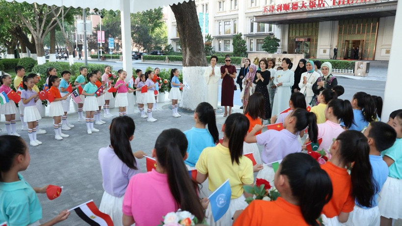 Emine Erdoğan, Çin'de liderlerin eşleri ile bir araya geldi - Resim: 5