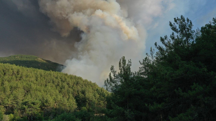 İki il sınırında bir yangın daha: Köyler boşaltıldı - Resim: 5