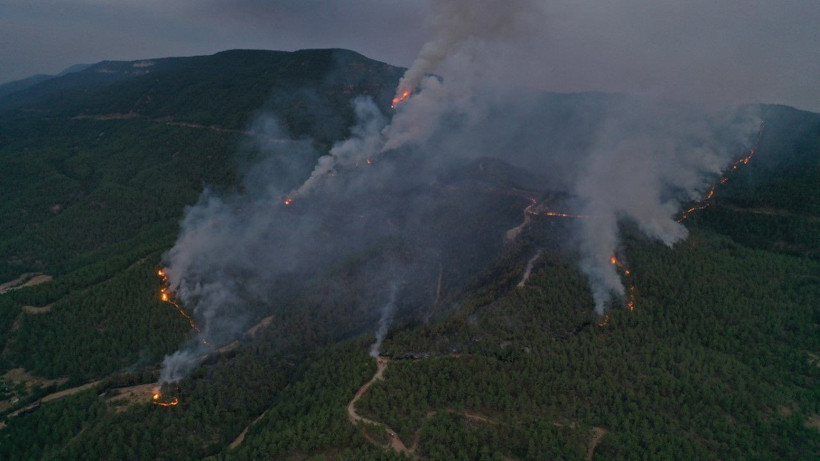 İki il sınırında bir yangın daha: Köyler boşaltıldı - Resim: 7