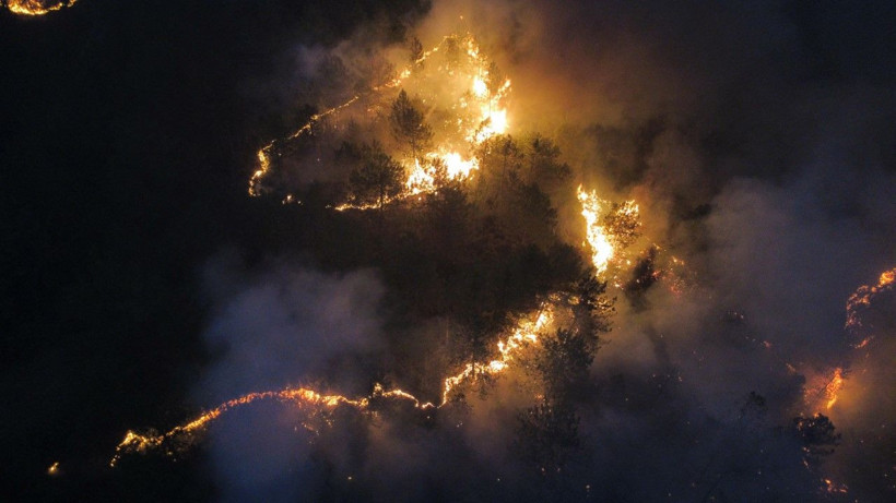 İki il sınırında bir yangın daha: Köyler boşaltıldı - Resim: 14