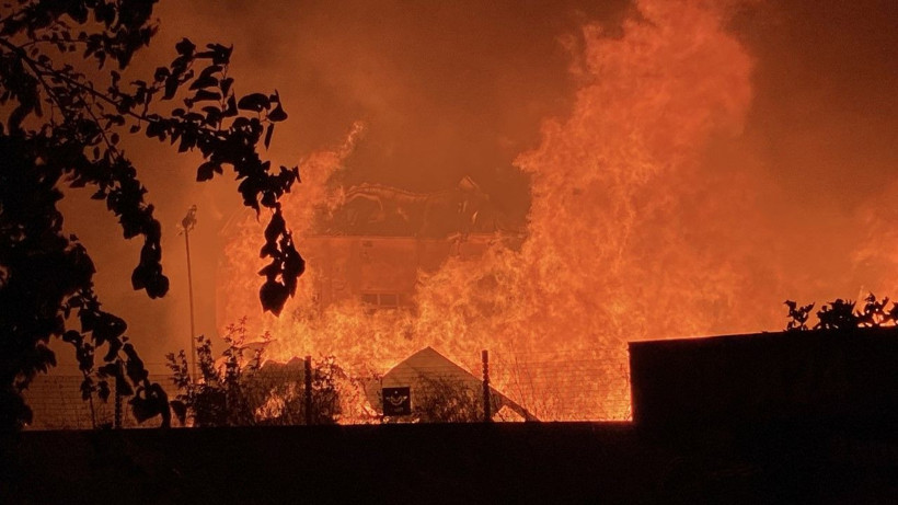 Samsun'da kereste fabrikasında büyük yangın - Resim: 8