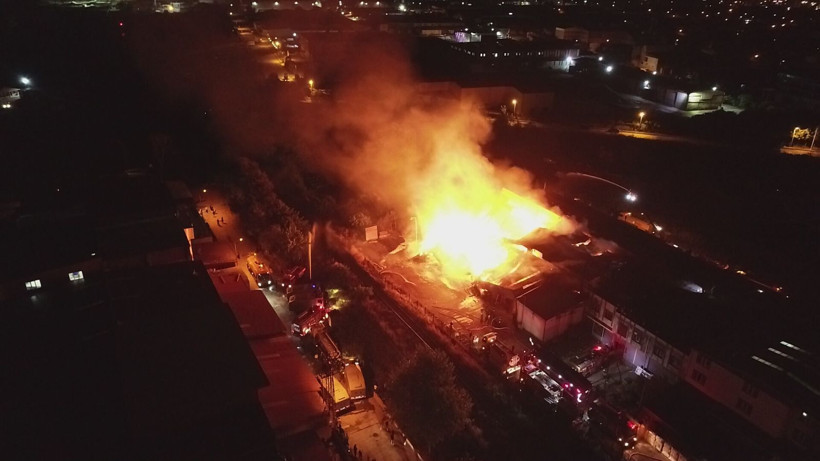Samsun'da kereste fabrikasında büyük yangın - Resim: 9